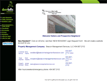 Tablet Screenshot of deerlofts.org